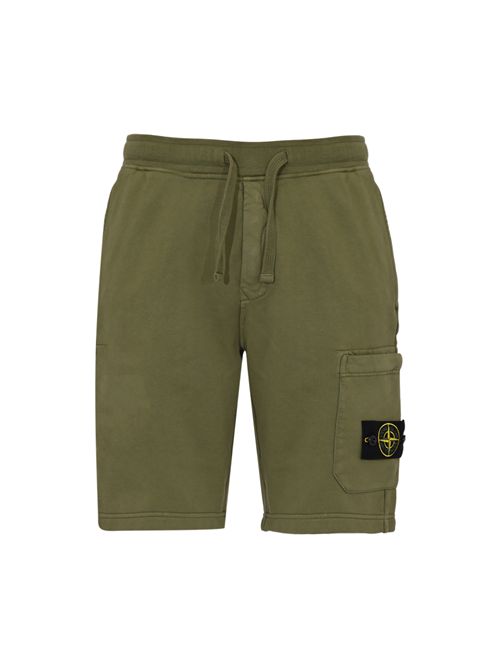 Bermuda 6200011 in cotone Military Green STONE ISLAND | 6200011S0051V005G